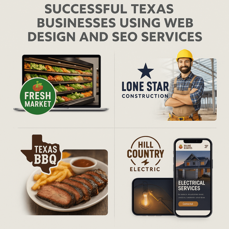 Case Studies: Successful Texas Businesses Using Web Design and SEO Services 1