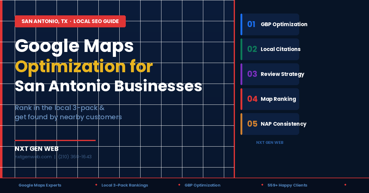 Google Maps Optimization for San Antonio Small Businesses 1